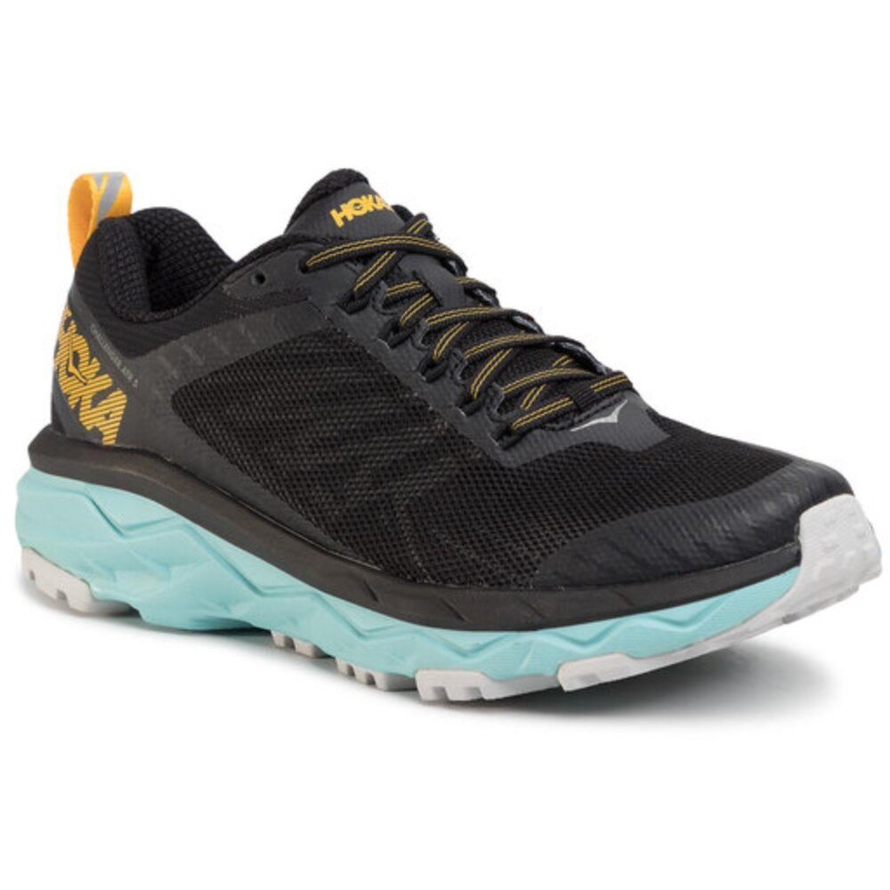 Hoka One One Women's Black Turquoise Challenger ATR 5 Trail Running Shoes‎ 6.5